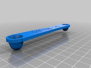customized measuring spoon 025 tsp kitchen & dining 3d print model - Mito3D