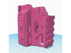 esper foregrip remix spor ve açık hava caliburn nerf pençe 3d print model - Mito3D