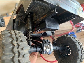 trx4 lcg montagem de bateria travessa traseira usar o kit elevação hobby traxxas trx-4 3d print model - Mito3D