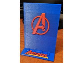 mobile support - avengers phone mmu prusa 3d print model - Mito3D