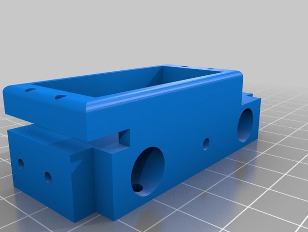 gen8 servo winch bumper mount 3D print model - Mito3D