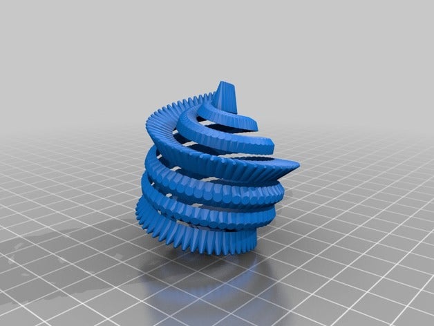 dragon spiral özelleştirilmiş 3D print model - Mito3D