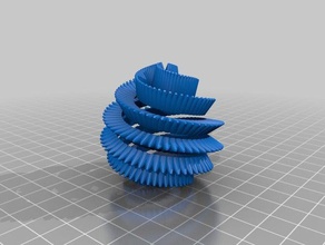 dragon spiral 2 decoração personalizado 3d print model - Mito3D