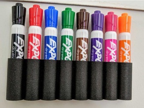 yet another whiteboard marker holder art tools 3d print model - Mito3D