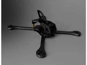 vector de la raza los archivos para imprimir r c vehículos Impresora 3d armattan drone carreras el fpv racer marco pod 3d print model - Mito3D
