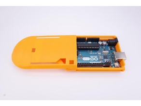arduino case printed place one piece no supports electronics uno support 3d print model - Mito3D