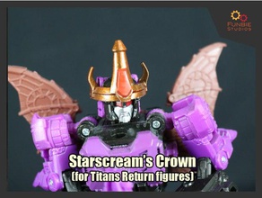 di starscream corona titani restituisce figure giocattolo & accessori gioco 3d print model - Mito3D