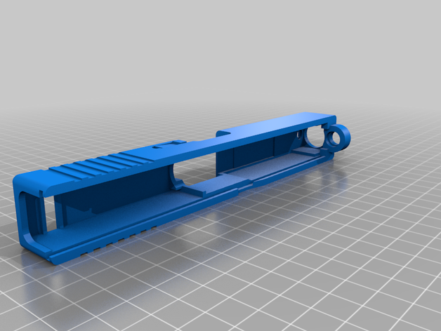 il softair si g18c g17 diapositiva hobby glock 18c 3D print model - Mito3D