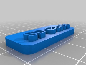 sd2 segni e loghi su misura 3d print model - Mito3D