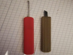 spazzola manico utensili a mano lockpicking fabbro locksport locksports la raccolta di blocco lock smith 3d print model - Mito3D