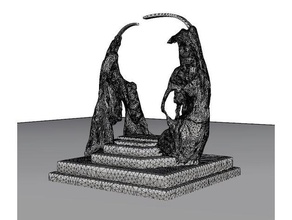 befallen Ratten nest Skulpturen 3d print model - Mito3D