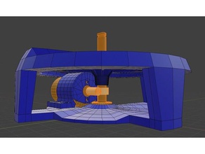 mini benchgrinder machine tools grinder tool 3d print model - Mito3D