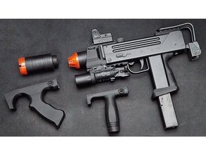 maruzen m-11 ıngram airsoft silah taktik özel spor ve açık hava aksesuarları Eki aile 3d print model - Mito3D