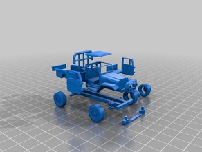 land cruiser parts 3d printing 3d print model - Mito3D