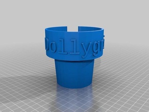 dolly cup dollygrip ménage personnalisé 3d print model - Mito3D