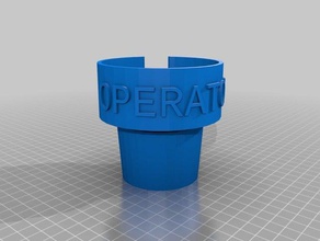 dolly cup-operator Haushalt kundengebundene 3d print model - Mito3D