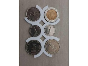 perfect change coin holder israel remix 3d printing 3d print model - Mito3D