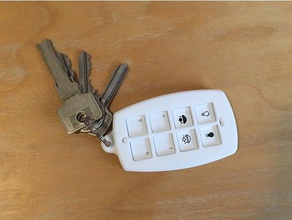 insteon mini-télécommande porte-clés de l'électronique un trousseau clés 3d print model - Mito3D