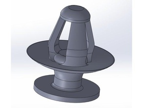 Kunststoff-Niete Teile - Ersatz niet Schraube 3d print model - Mito3D