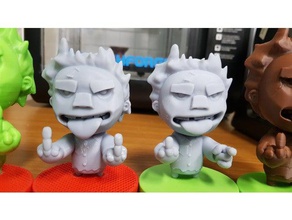 - just zombie fu people 3d print model - Mito3D