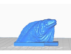 iguana queimador de incenso intercambiáveis decoração animais proprietário remix 3d print model - Mito3D