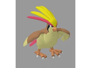 pokemon pidgeot les créatures 3d print model - Mito3D