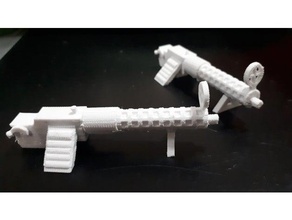 máquina de pistola ametralladora ligera 08 15 r c vehículos 3d print model - Mito3D