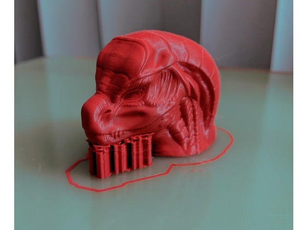 lézard de la tête les créatures 3D print model - Mito3D