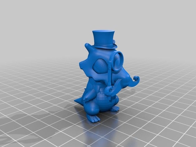 fancy cubone Kunst Phantasie pokemon 3D print model - Mito3D