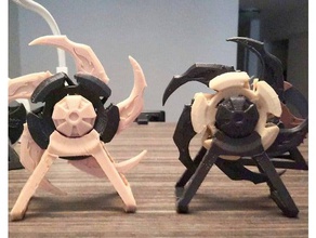 yanmış bıçak shuriken sanat blaze ateş katlanabilir katlanır dişli yıldız oyuncak 3d print model - Mito3D