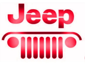 jeep plantilla art el jk wrangler galería de símbolos 3d print model - Mito3D