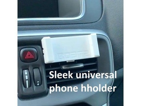 universal schlanke phoneholder Handy Auto-Halterung Auto phonemount Halterung iphone samsung smartphoneholder universal-Halterung ventilator vent mount 3d print model - Mito3D