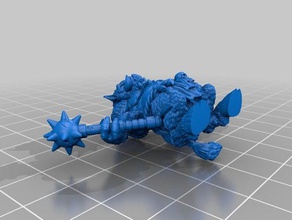 wereboar 01 oyunlar dungeons dragons megs3d megsempinado Minyatürler stl masa üstü 3d print model - Mito3D