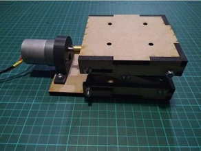 scissor lift mechanism robotics 3d print model - Mito3D