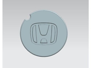 honda wheel cap 65-60 mm - automotive Auto diy Rad 3d print model - Mito3D