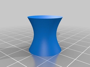 customizable hyperboloid math art openscad 3d print model - Mito3D