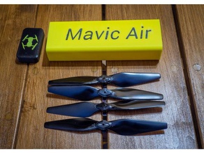 dji mavic air propellers case hobby box prop propeller 3d print model - Mito3D