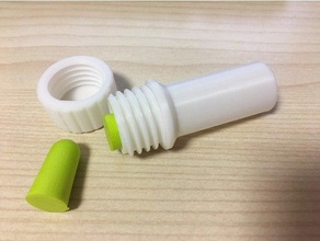 earplug container containers case travel 3d print model - Mito3D