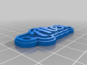 alex i portachiavi su misura 3d print model - Mito3D
