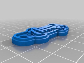ampi llaveros personalizado 3d print model - Mito3D