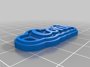 il coni i portachiavi su misura 3d print model - Mito3D
