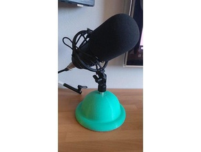 base de micro neewer nw-800 el audio microfono micrófono 3d print model - Mito3D
