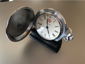 molnija pocket watch stand 3d print model - Mito3D