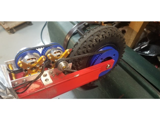 diy elektrikli scooter güç escooter kasnak 3D print model - Mito3D