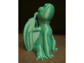 schrecklichen terror der easy print-Unterstützung nicht Modelle cartoon dragon Abbildung Modell von größter Bedeutung Skulptur supportless 3d print model - Mito3D