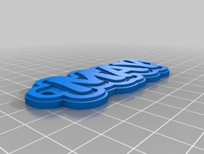llavero may keychains customized 3d print model - Mito3D