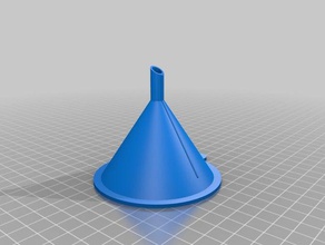 my customized parametric funnel kitchen & dining 3d print model - Mito3D