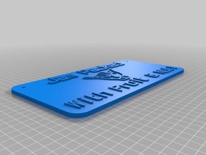fruto de la tuerca signos y logotipos personalizado 3d print model - Mito3D