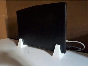 supporto per notebook lenovo legione y520 computer stand verticale 3d print model - Mito3D