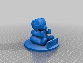pudsey bear 3d baskı 3d print model - Mito3D
